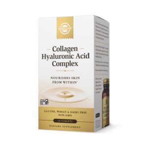 SOLGAR Collagen Hyaluronic Acid Complex (30 tabs) - Viking Supplements