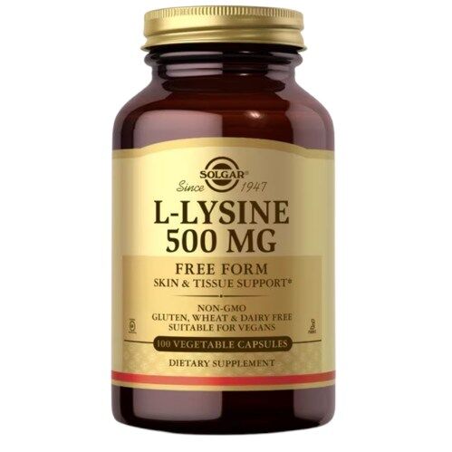 SOLGAR L-lizyna 500 mg (100 kapsułek) – Viking Supplements