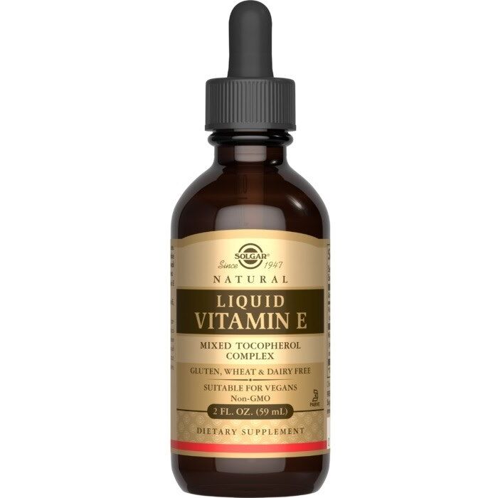 SOLGAR Vitamin E Natural Liquid (59 ml / 2 fl. oz.) - Viking Supplements