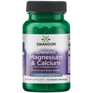 SWANSON Albion – chelat magnezu i wapnia z D-3 i K-2 – Viking Supplements