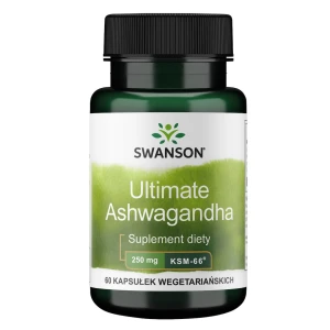 SWANSON Ashwagandha KSM-66 250mg 60 kaps - Viking Supplements