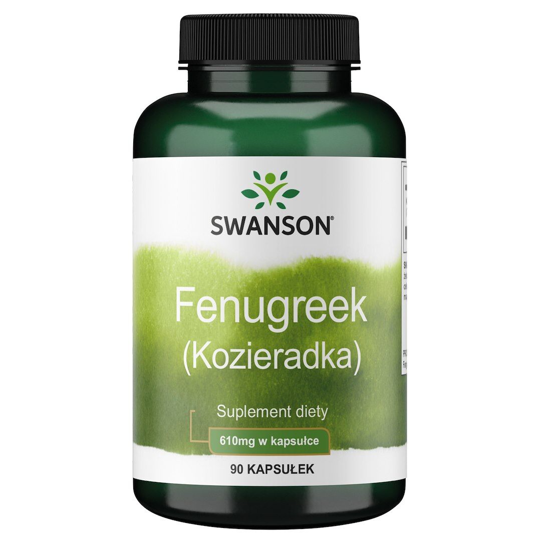 SWANSON Kozieradka (Fenugreek) 610 mg, 90 kapsułek – Viking Supplements