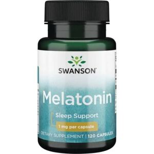 SWANSON Melatonina 1 mg, 120 kapsułek – Viking Supplements