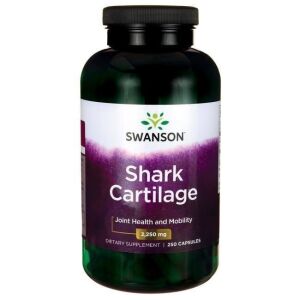 SWANSON Chrząstka rekina 750 mg, 250 kapsułek – Viking Supplements