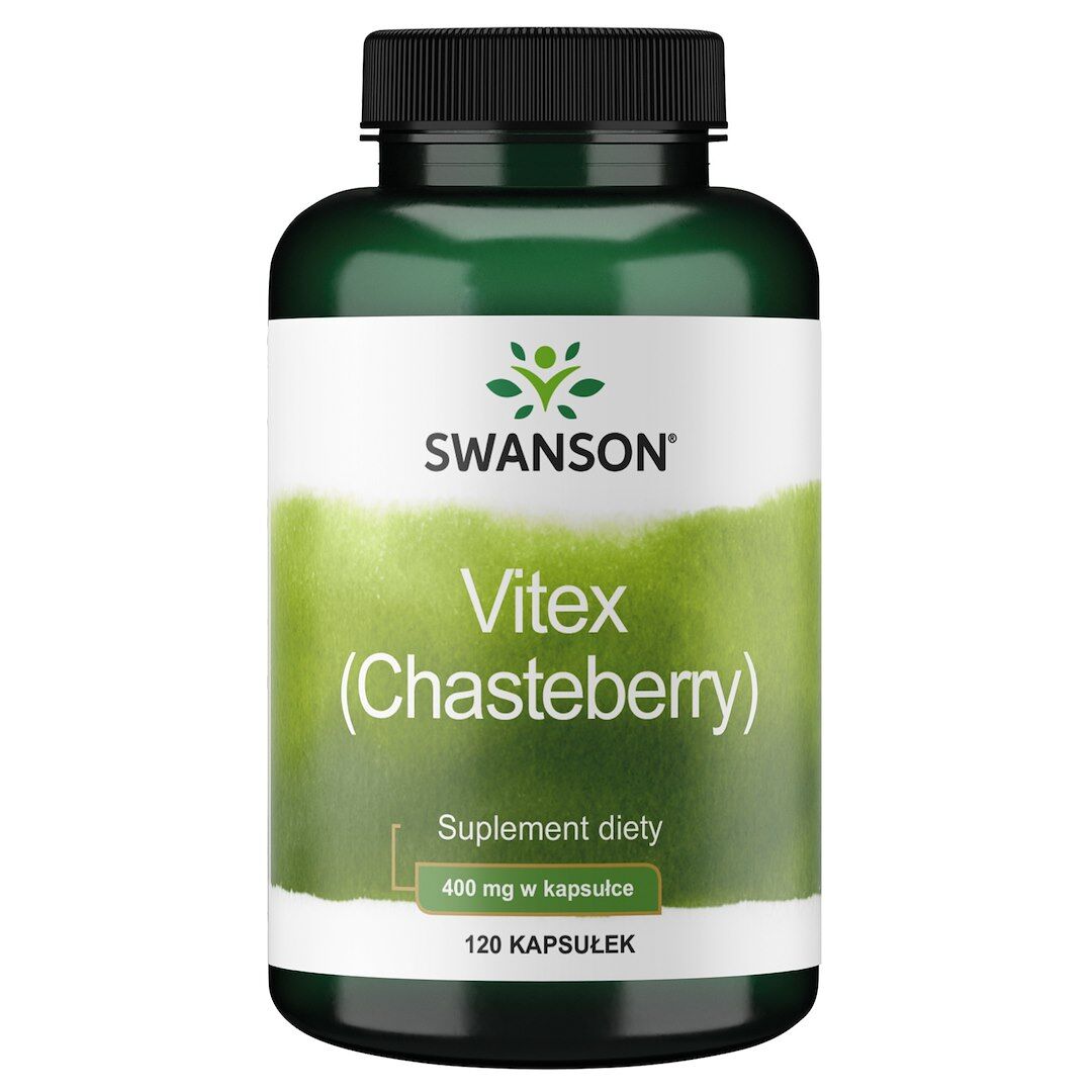SWANSON Vitex (agnus castus) 400 mg, 120 kapsułek – Viking Supplements
