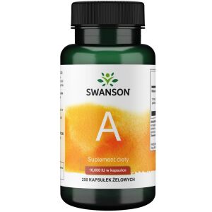 SWANSON Witamina A 10.000IU 250sgels - Viking Supplements