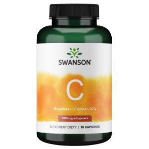 SWANSON Witamina C1000 + dzika róża 90 kapsułek – Viking Supplements