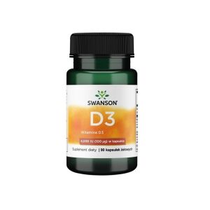 SWANSON Witamina D-3 4000 IU 90 kapsułek – Viking Supplements