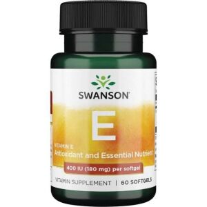 SWANSON Witamina E 400 IU 60 kapsułek – Viking Supplements