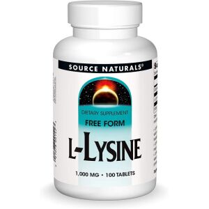 Source Naturals L-lizyna 1000 mg, 100 tabletek – Viking Supplements