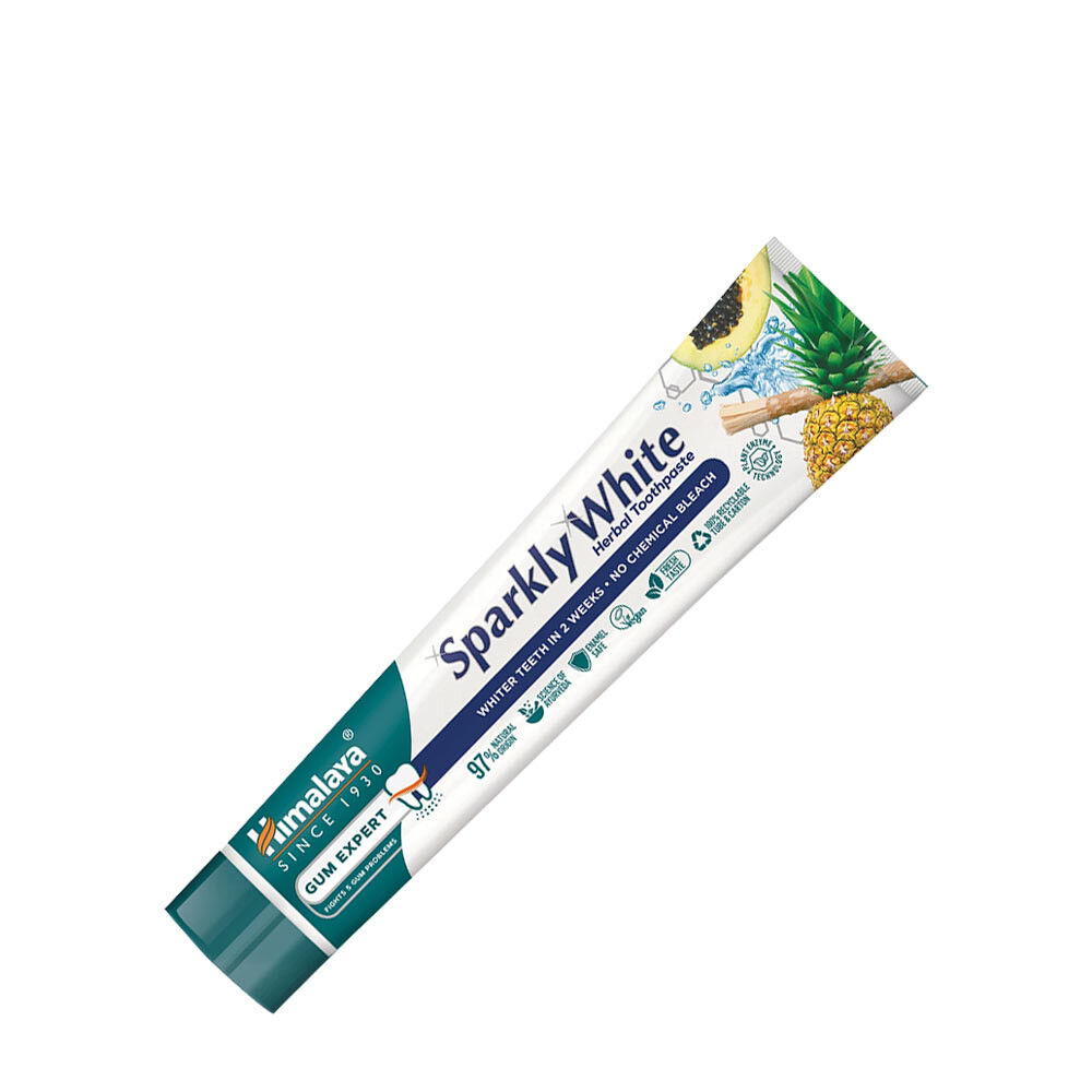 Błyszcząca biała ziołowa pasta do zębów – 75 ml – Viking Supplements