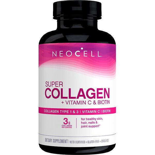 Super Collagen + witamina C i biotyna – 90 tabletek – Viking Supplements