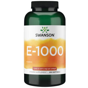 Swanson E-1000 1000 IU, 250 kapsułek – Viking Supplements