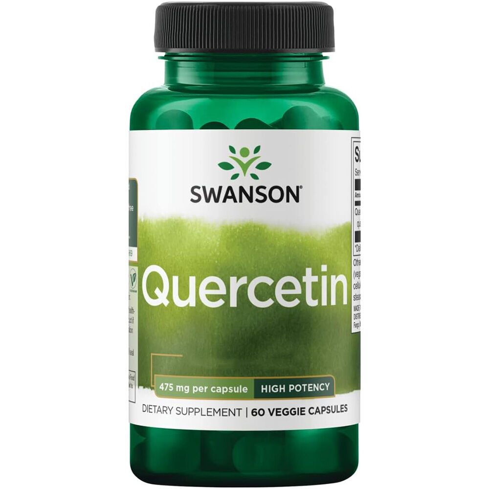 Swanson – kwercetyna o wysokiej mocy, 475 mg, 60 kapsułek – Viking Supplements