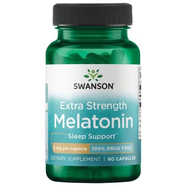 Swanson – Melatonina 5 mg – 60 kapsułek – Viking Supplements