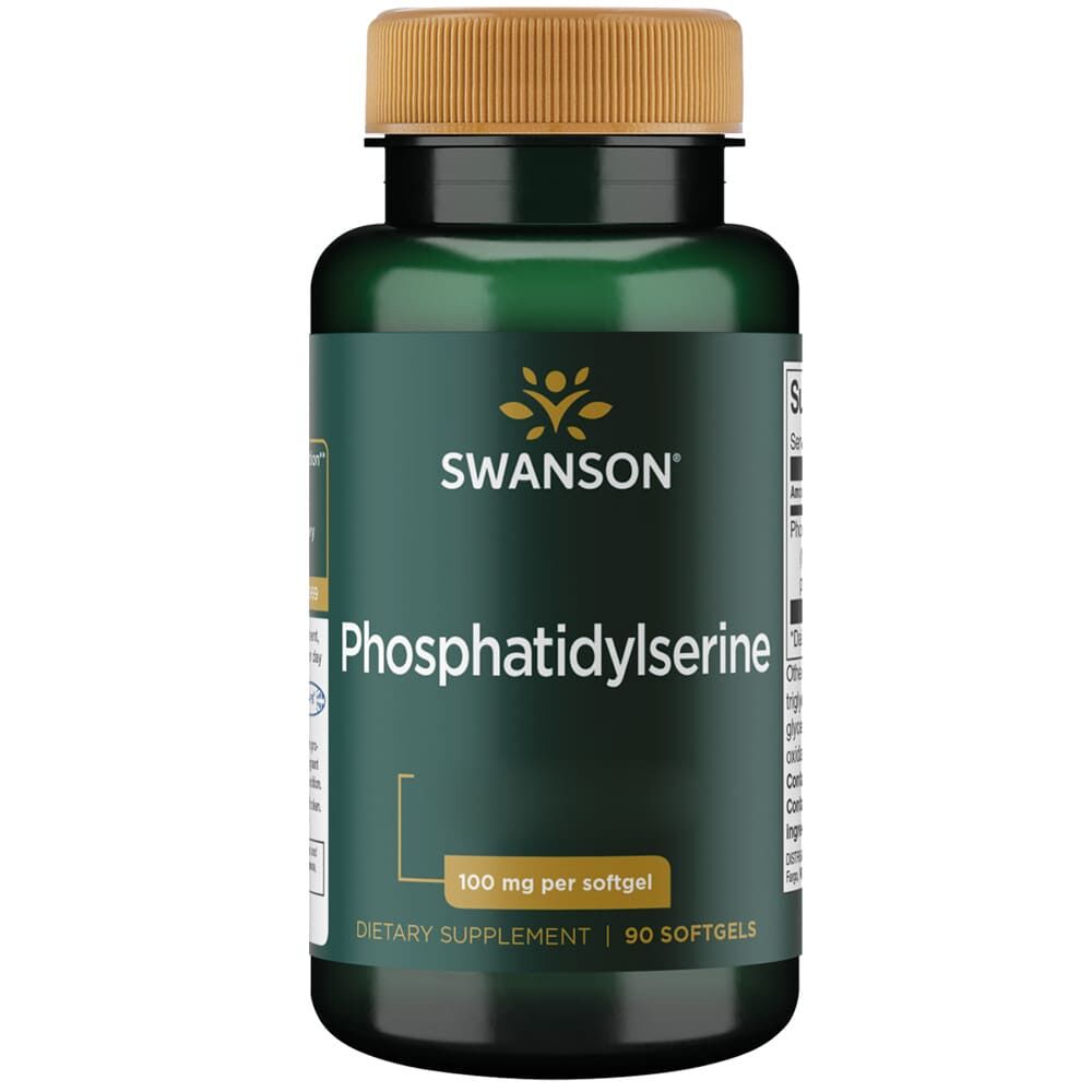 Swanson Fosfatydyloseryna 100 mg, 90 kapsułek miękkich – Viking Supplements