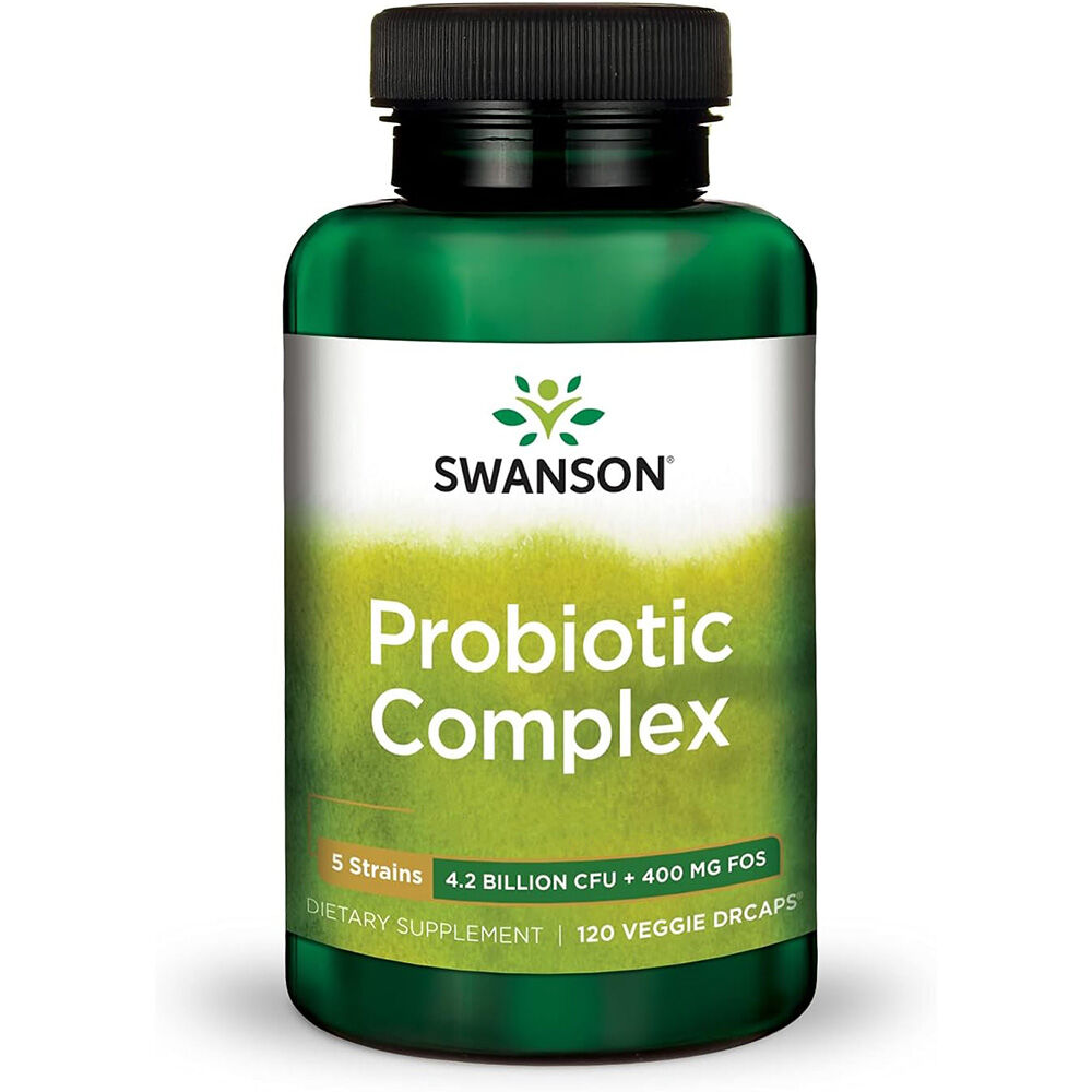Swanson Probiotic Complex 4,2 miliarda CFU, 120 kapsułek roślinnych – Viking Supplements