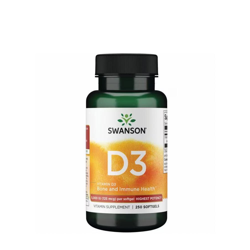 Swanson Witamina D3 (250 kapsułek żelowych) – Viking Supplements
