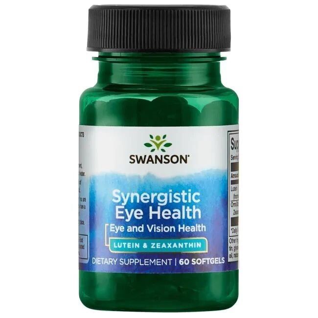 Synergistic Eye Health – luteina i zeaksantyna – 60 kapsułek miękkich – Viking Supplements