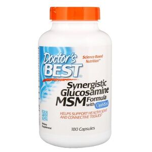 Synergiczna formuła glukozaminy i MSM z OptiMSM – 180 kapsułek – Viking Supplements