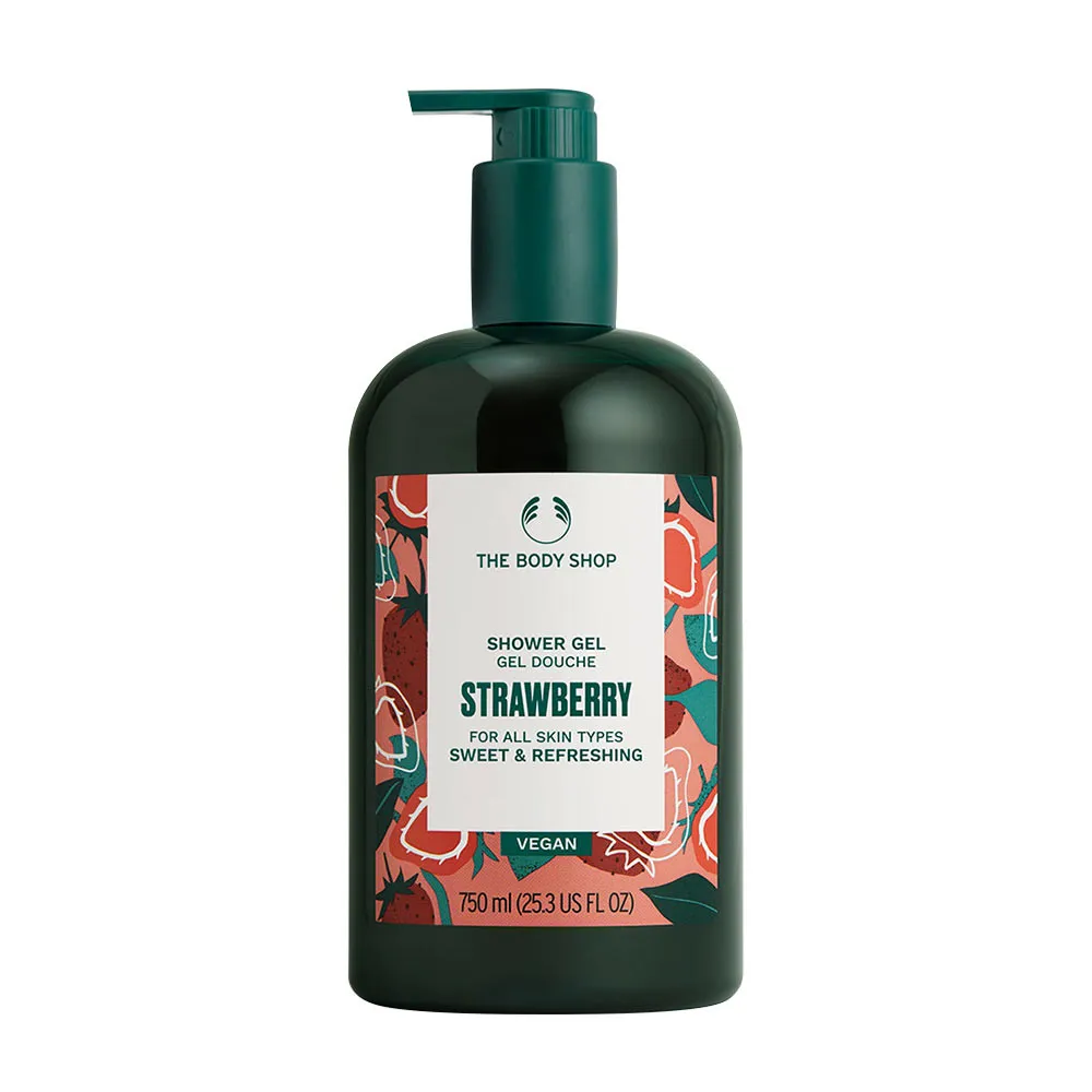 The Body Shop Vegan Strawberry Shower Gel (750 ml) - Nuvalia
