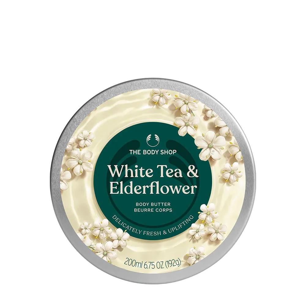 The Body Shop White Tea and Elderflower Body Butter (200 ml) - Nuvalia