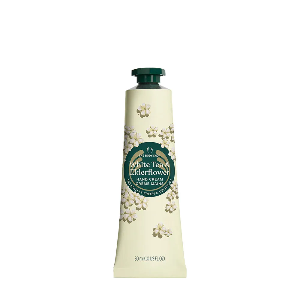 The Body Shop White Tea and Elderflower Hand Cream (30 ml) - Nuvalia