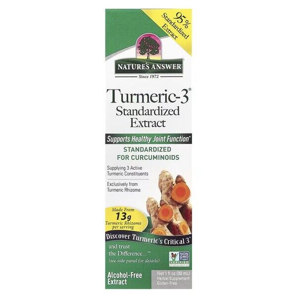 Standaryzowany ekstrakt z kurkumy-3 – 30 ml – Viking Supplements