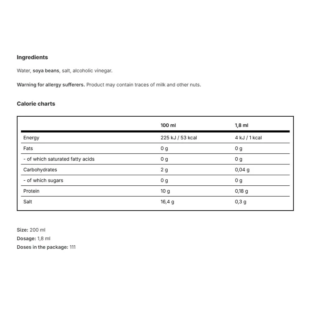 Vilgain Soy Sauce Spray (200 ml) - obrazek 2