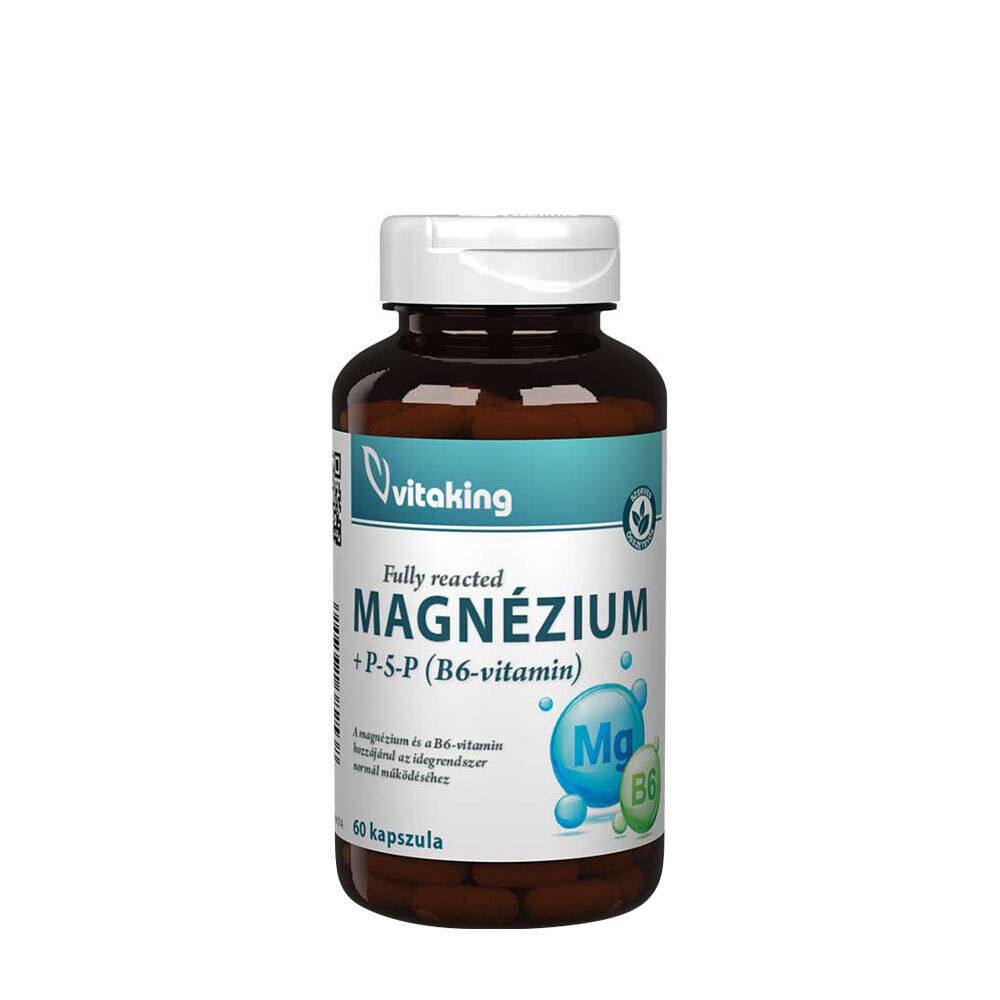 Vitaking – bisglicynian magnezu + witamina B6 (P5P) (60 kapsułek) – Viking Supplements