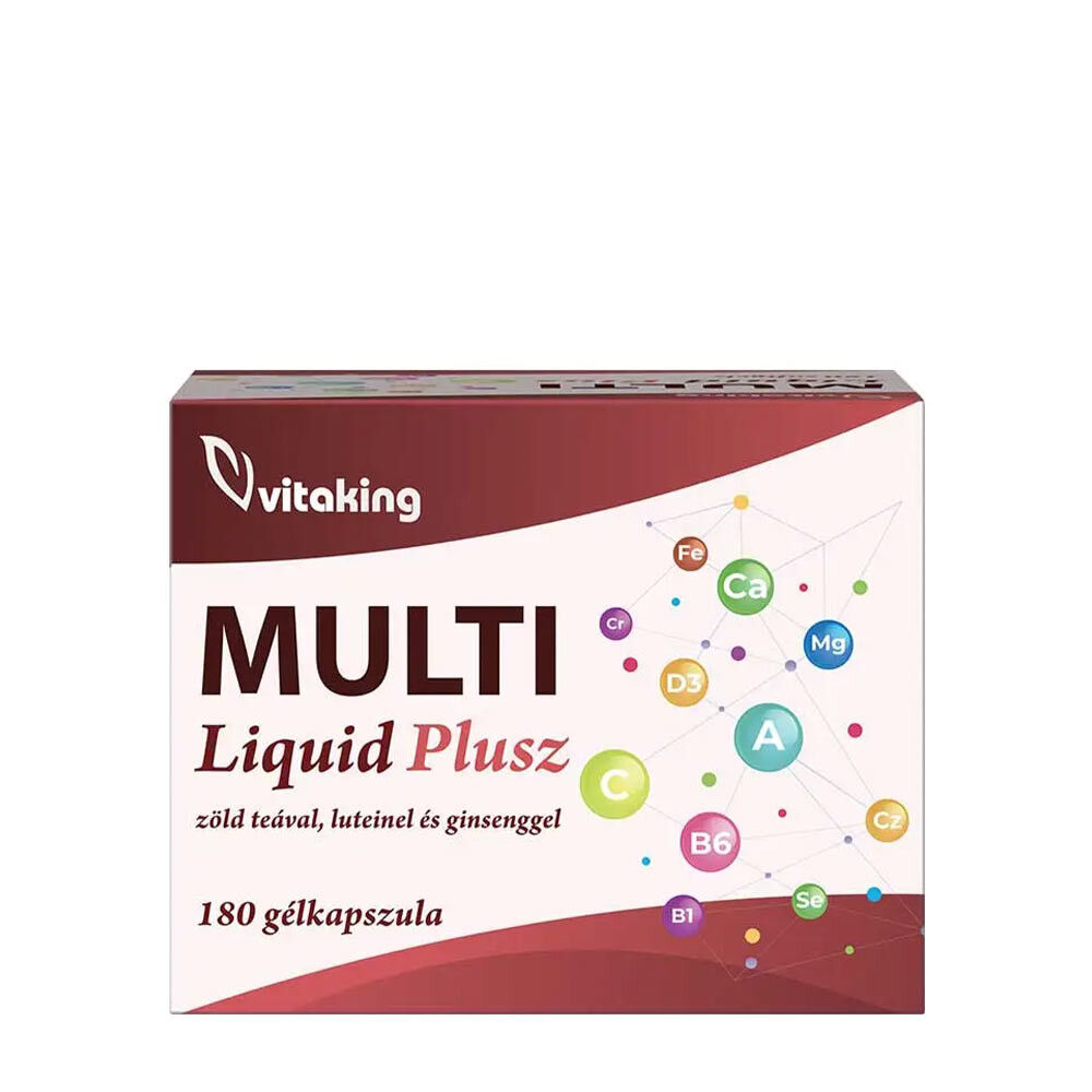 Vitaking Multi Liquid Plusz – preparat multiwitaminowy (180 kapsułek żelowych) – Viking Supplements