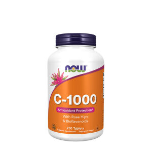 Witamina C-1000 z owocami dzikiej róży i bioflawonoidami – 250 tabletek – Viking Supplements