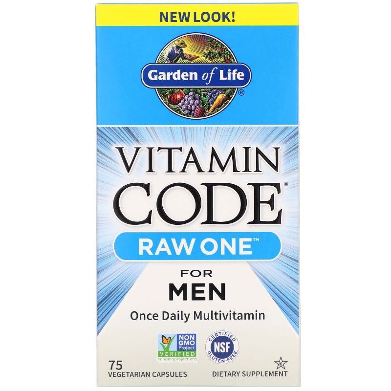 Vitamin Code RAW ONE dla mężczyzn – 75 kapsułek – Viking Supplements