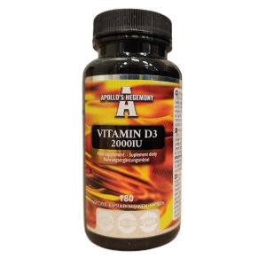 Witamina D3 2000 IU – 180 kapsułek żelowych – Viking Supplements