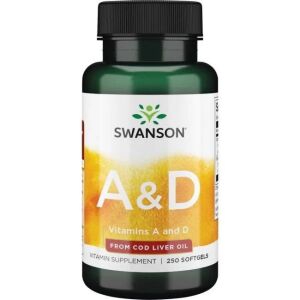 Witaminy A i D – 250 kapsułek żelowych – Viking Supplements