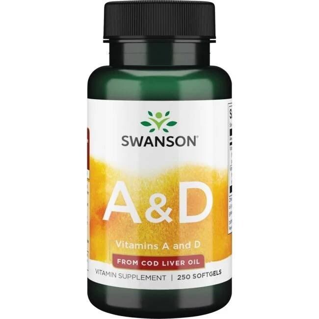 Witaminy A i D – 250 kapsułek żelowych – Viking Supplements