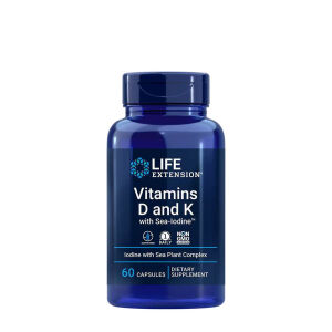 Witaminy D i K z jodem morskim – 60 kapsułek – Viking Supplements