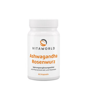 Vitaworld – kompleks z ashwagandhy i korzenia róży (60 kapsułek) – Viking Supplements