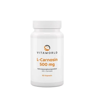 Vitaworld Karnozyna 500 mg (60 kapsułek) – Viking Supplements