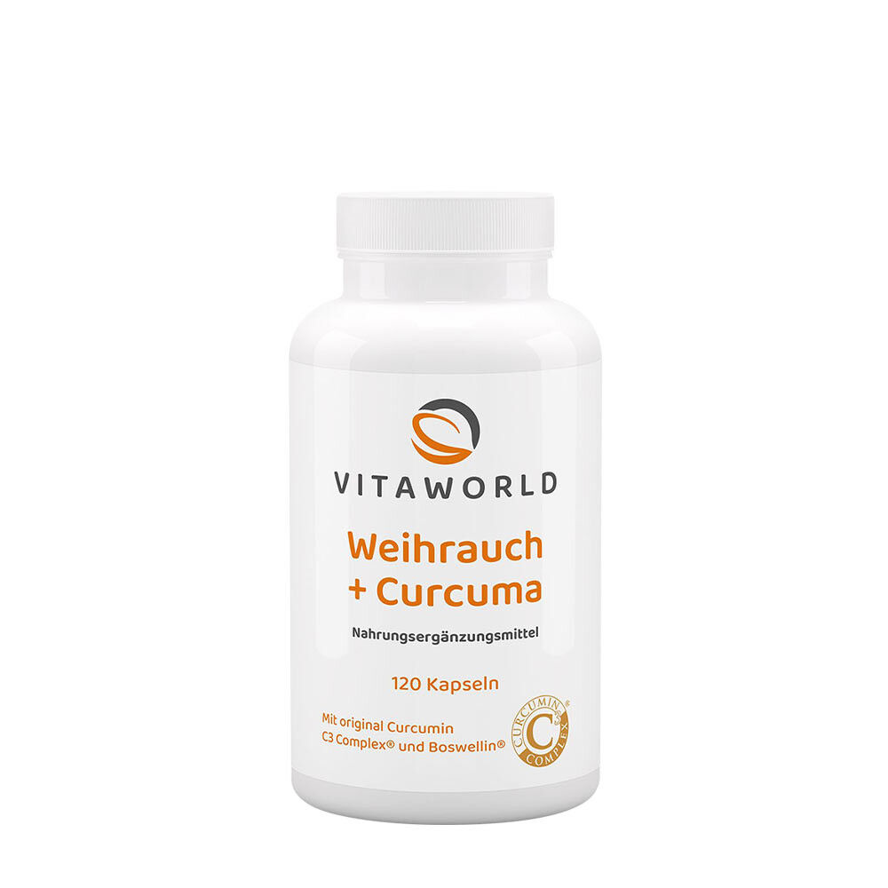 Vitaworld Kadzidło + Kurkuma (120 kapsułek) – Viking Supplements