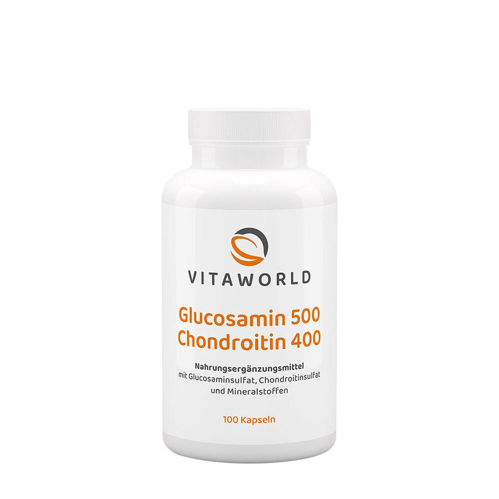 Vitaworld Glukozamina 500 + Chondroityna 400 (100 kapsułek) – Viking Supplements