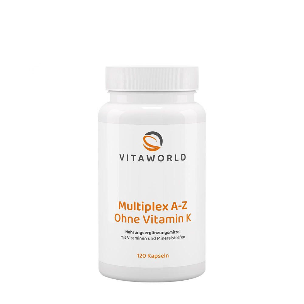 Vitaworld Multiplex A-Z bez witaminy K (120 kapsułek) – Viking Supplements