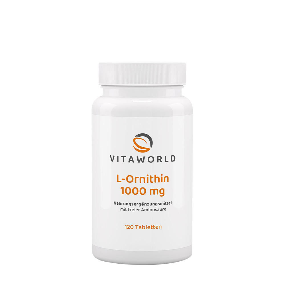 Vitaworld Ornitina 1000 mg (120 tabletek) – Viking Supplements