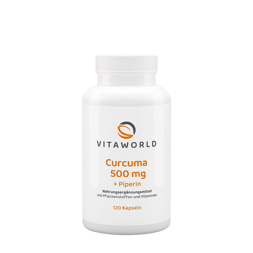 Vitaworld Kurkuma 500 mg (120 kapsułek) – Viking Supplements