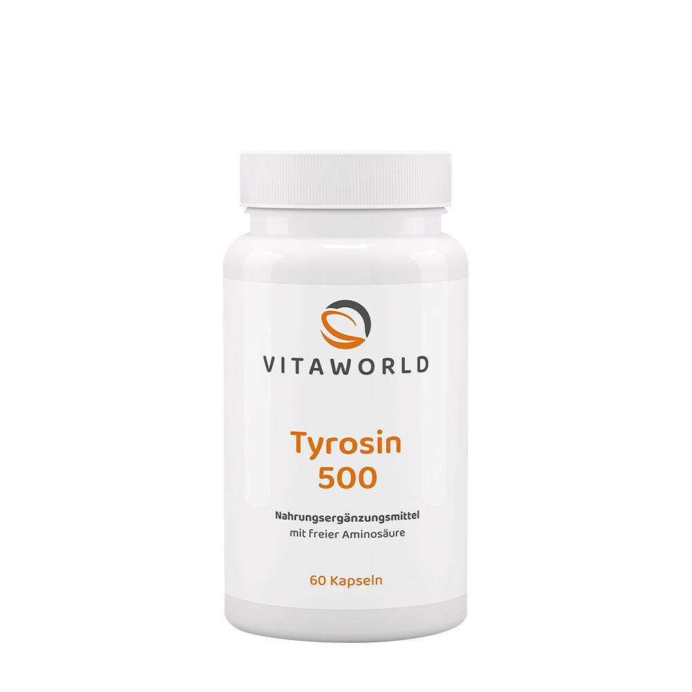 Vitaworld Tyrozyna 500 mg (60 kapsułek) – Viking Supplements