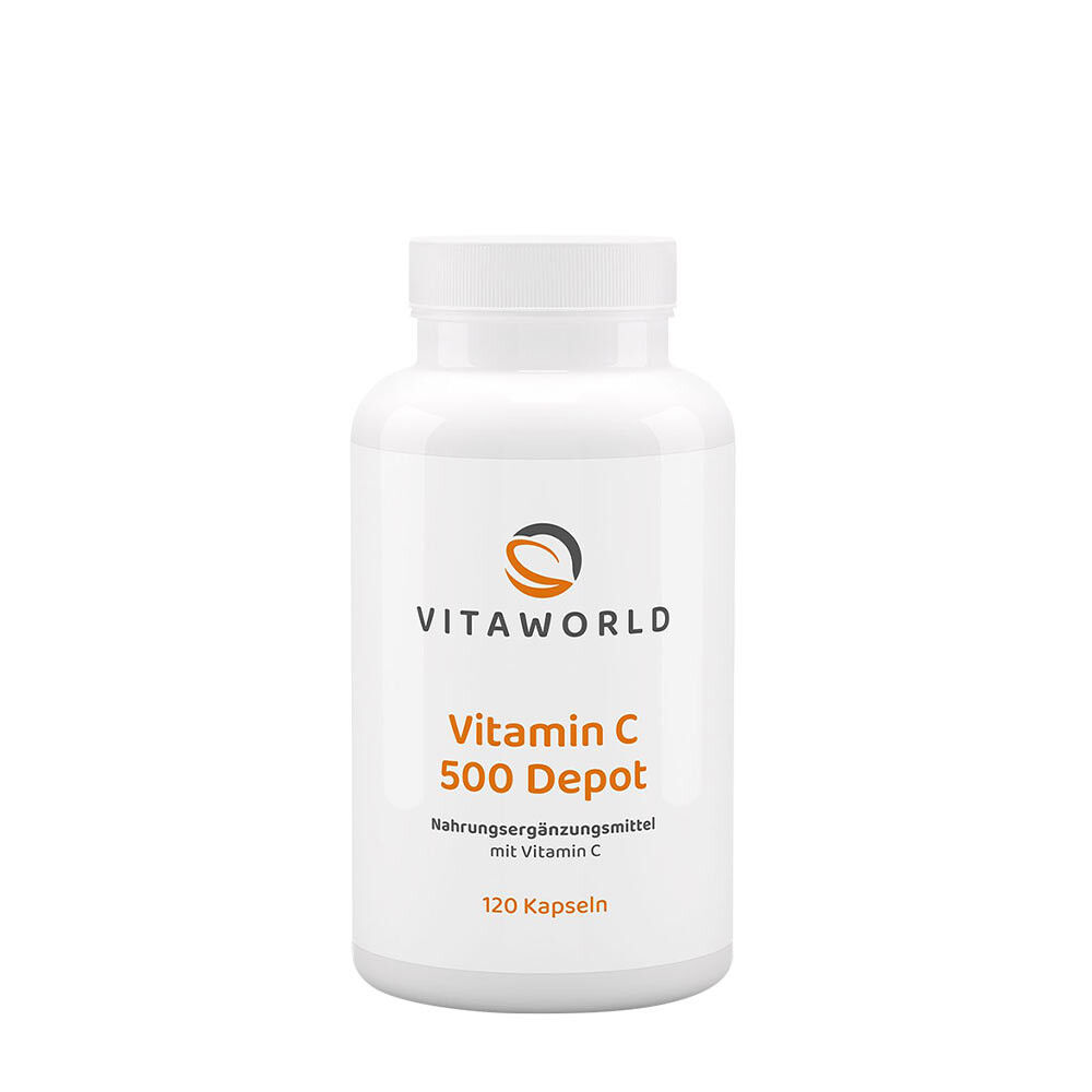 Vitaworld Witamina C 500 Depot (120 kapsułek) – Viking Supplements