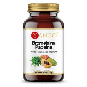 YANGO Bromelaina + Papaina (90 kapsułek) – Viking Supplements