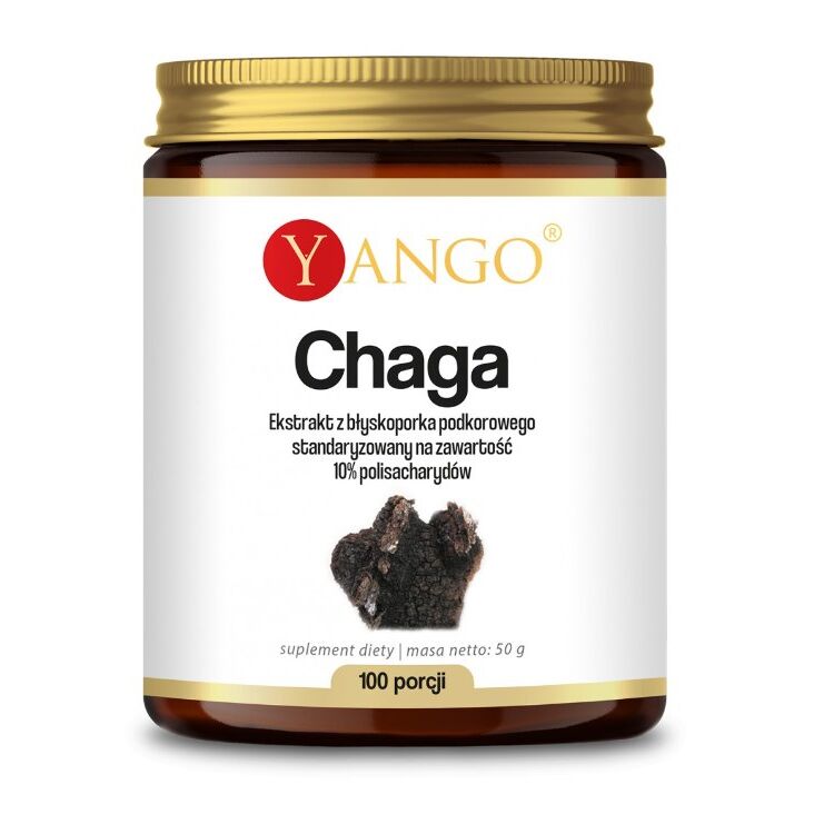 Wyciąg z chagi YANGO – polisacharydy 10% (50 g) – Viking Supplements