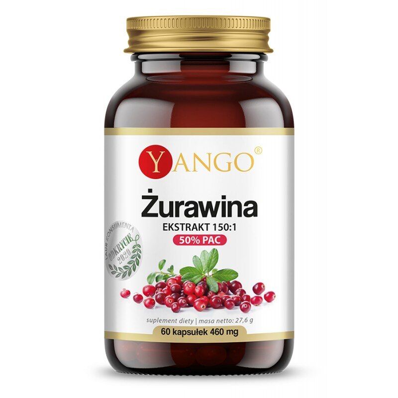 YANGO Cranberry - 50% proanthocyanidins - extract 150:1 (60 caps) - Viking Supplements