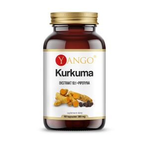 YANGO Curcuma – ekstrakt z piperyną (60 kapsułek) – Viking Supplements